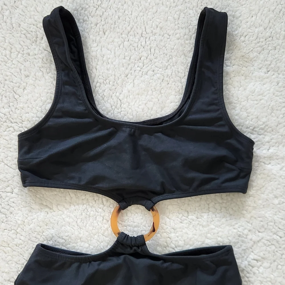 Montce Ky Charcol  Cut-Out One Piece ‎ Swimsuit